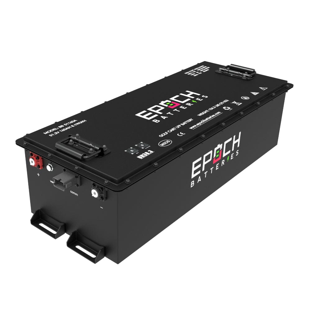 Epoch 48V 160Ah LiFePO4 Golf Cart Battery Set | 3500 Cycle | IP67 Rating | BMS Battery Epoch Batteries