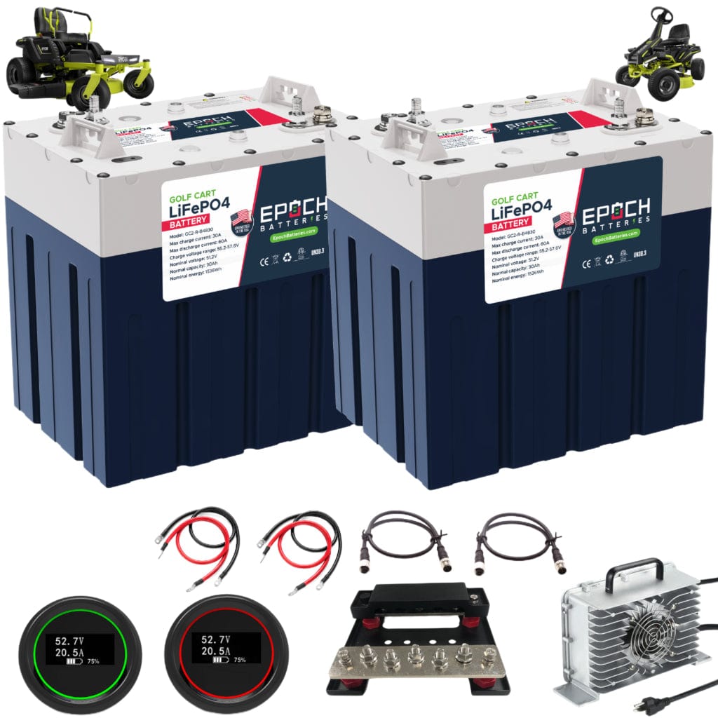 Epoch 48V 60Ah Ryobi Electric Lawn Motor Lithium Battery Set | 4000 Cycle | IP67 Rating | BMS Battery Epoch Batteries