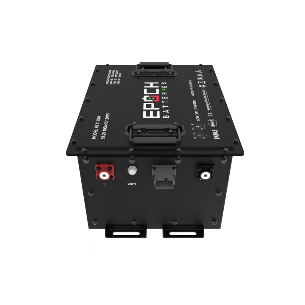 Epoch 70.4V (72V) 105Ah LiFePO4 Golf Cart Battery Set | 3500 Cycle | IP67 Rating | BMS Battery Epoch Batteries