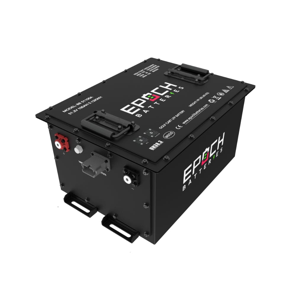 Epoch 70.4V (72V) 105Ah LiFePO4 Golf Cart Battery Set | 3500 Cycle | IP67 Rating | BMS Battery Epoch Batteries