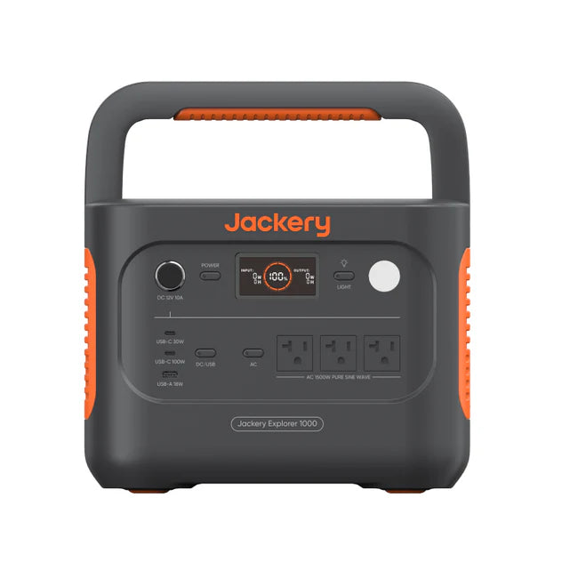 Jackery Explorer 1000 v2 Portable Power Station + 1 x SolarSaga 200W