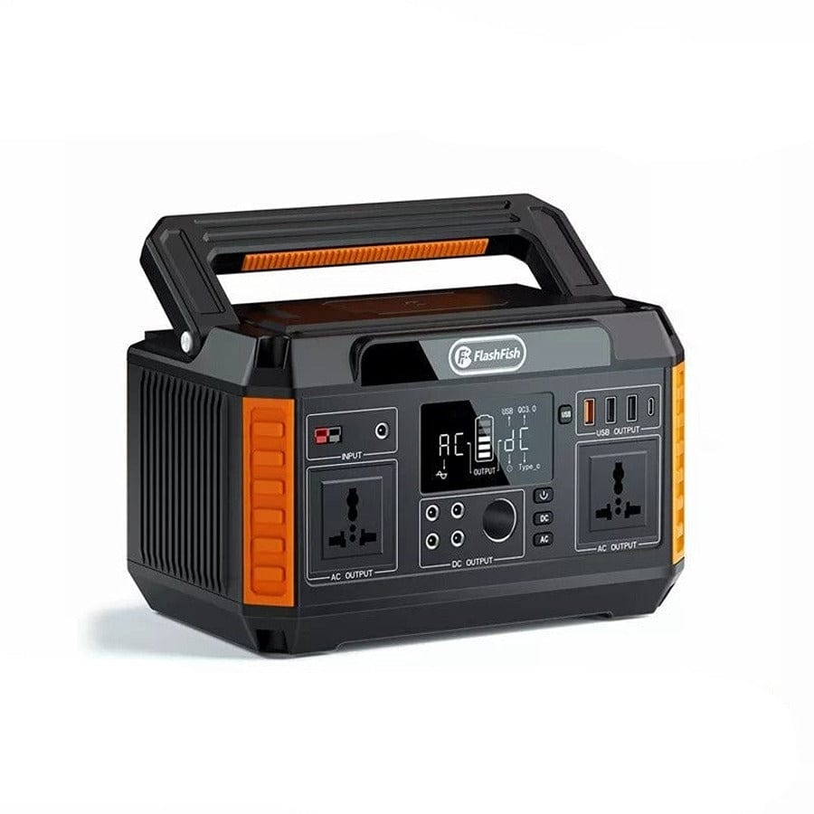 FlashFish P60 Portable Power Station | 560W 520Wh/140400mAh Solar Generators FlashFish