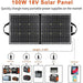 Flashfish SP100 Portable Solar Panel usage