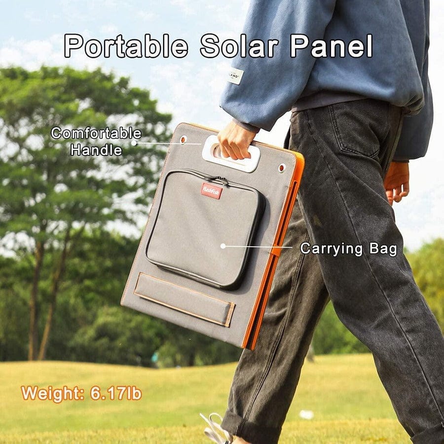 Flashfish TSP100 Foldable Solar Panel | 100W/18V Portable Solar Panels FlashFish