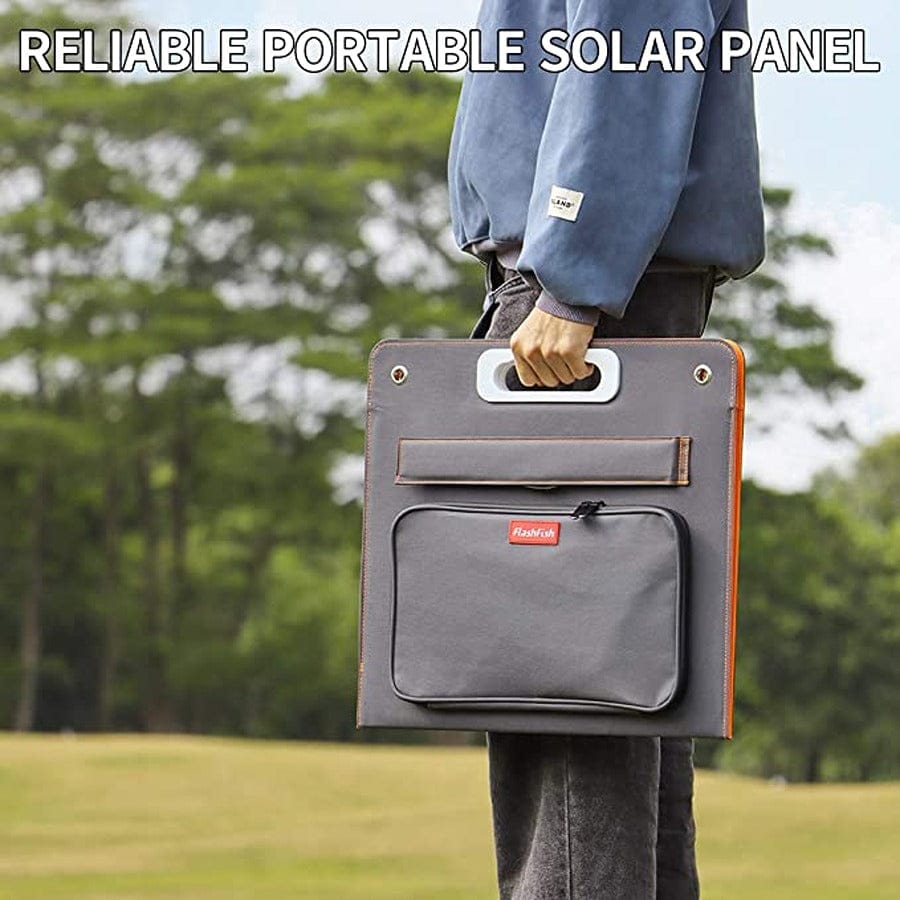 Flashfish TSP60 Foldable Solar Panel | 60W/18V Portable Solar Panels FlashFish