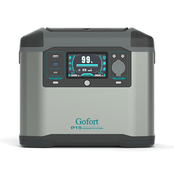 Gofort P15 Portable Backup UPS Power Station | 1500W 1008Wh Solar Generators Gofort