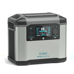 Gofort P15 Portable Backup UPS Power Station | 1500W 1008Wh Solar Generators Gofort