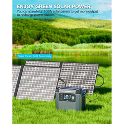 Gofort P15 Portable Backup UPS Power Station | 1500W 1008Wh Solar Generators Gofort
