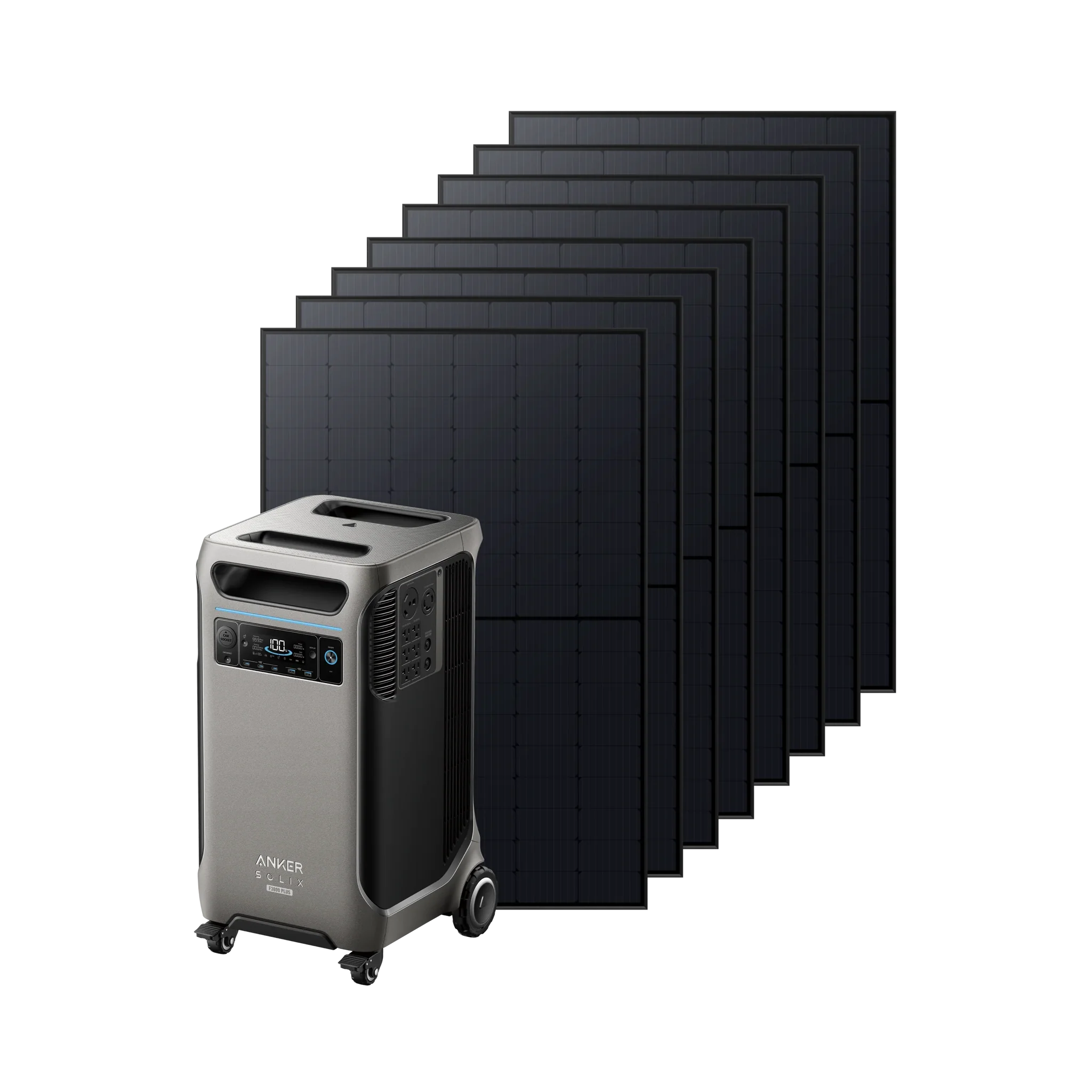 Anker Solix F3800 Plus Portable Power Station & Solar Panel