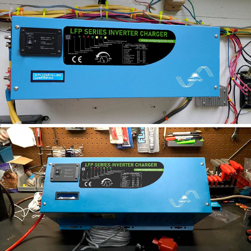 Sungold Power 4000W DC 12V Pure Sine Wave Inverter With Charger Off-Grid Inverters SunGoldPower