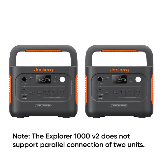 Jackery Explorer 1000 v2 Portable Power Station + 1 x SolarSaga 200W