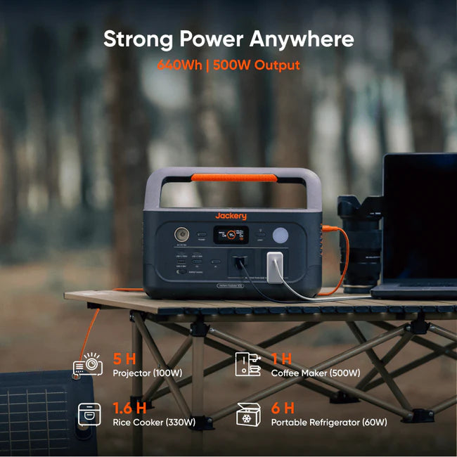 Jackery Solar Generator 600 v2 + 1 x SolarSaga 100W Air