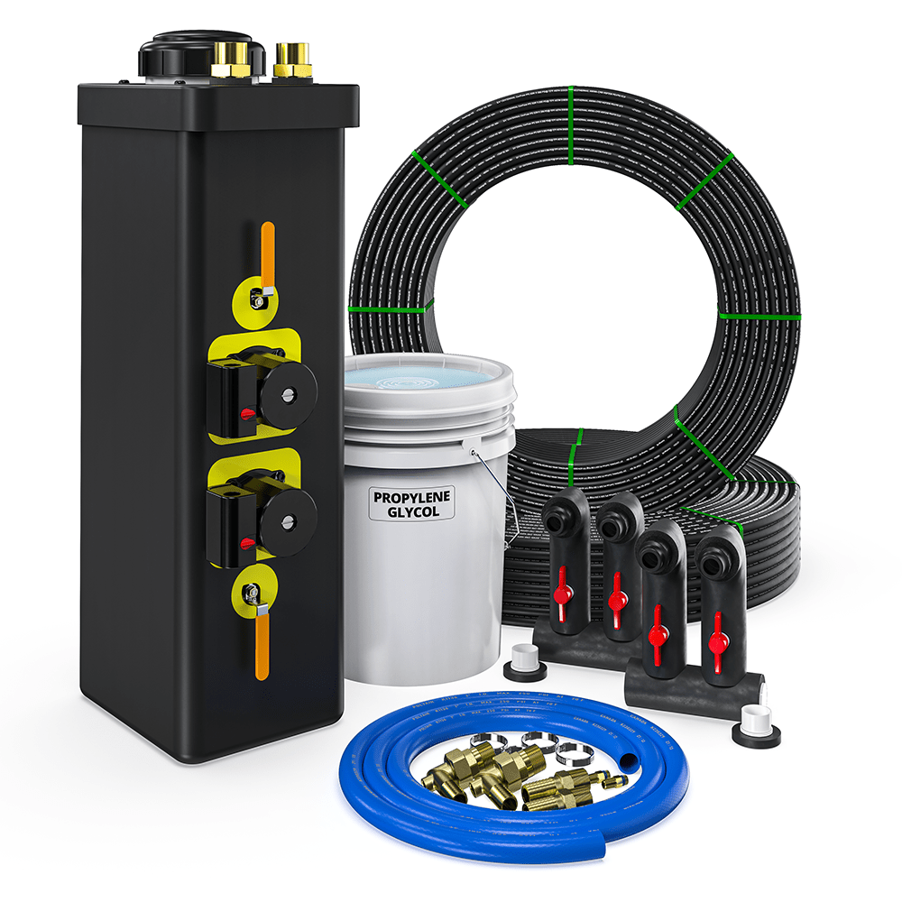 MRCOOL Closed Loop Installation Kit 2 Ton with Angled Manifold (GCIK-CL2T-AM) Geothermal Heat Pump MRCOOL
