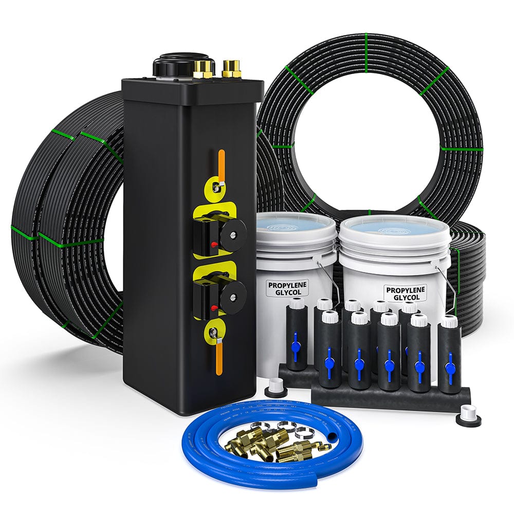 MRCOOL Closed Loop Installation Kit 5 Ton with Straight Manifold (GCIK-CL5T-SM) Geothermal Heat Pump MRCOOL