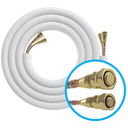 MRCOOL DIY 5th Gen 35 Ft. Pre-Charged Quick Connect Line Set with DIY Pro Cable, 1/4" x 3/8", for DIY 6K, 9K, & 12K Mini Split Indoor Air Handler