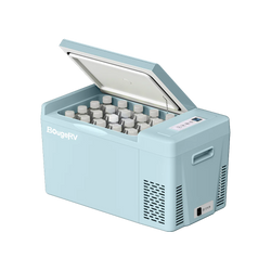 BougeRV 12V 23 Quart Colorful Mint Green Portable Fridge