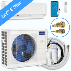 MRCOOL DIY 5th Gen E Star 36,000 BTU Single Zone Mini Split Complete System 230V with 25 ft. DIY Quick Connect Line Set and DIYPRO Cable, DIY-36-HP-WM-230D25-O Mini Split MRCOOL