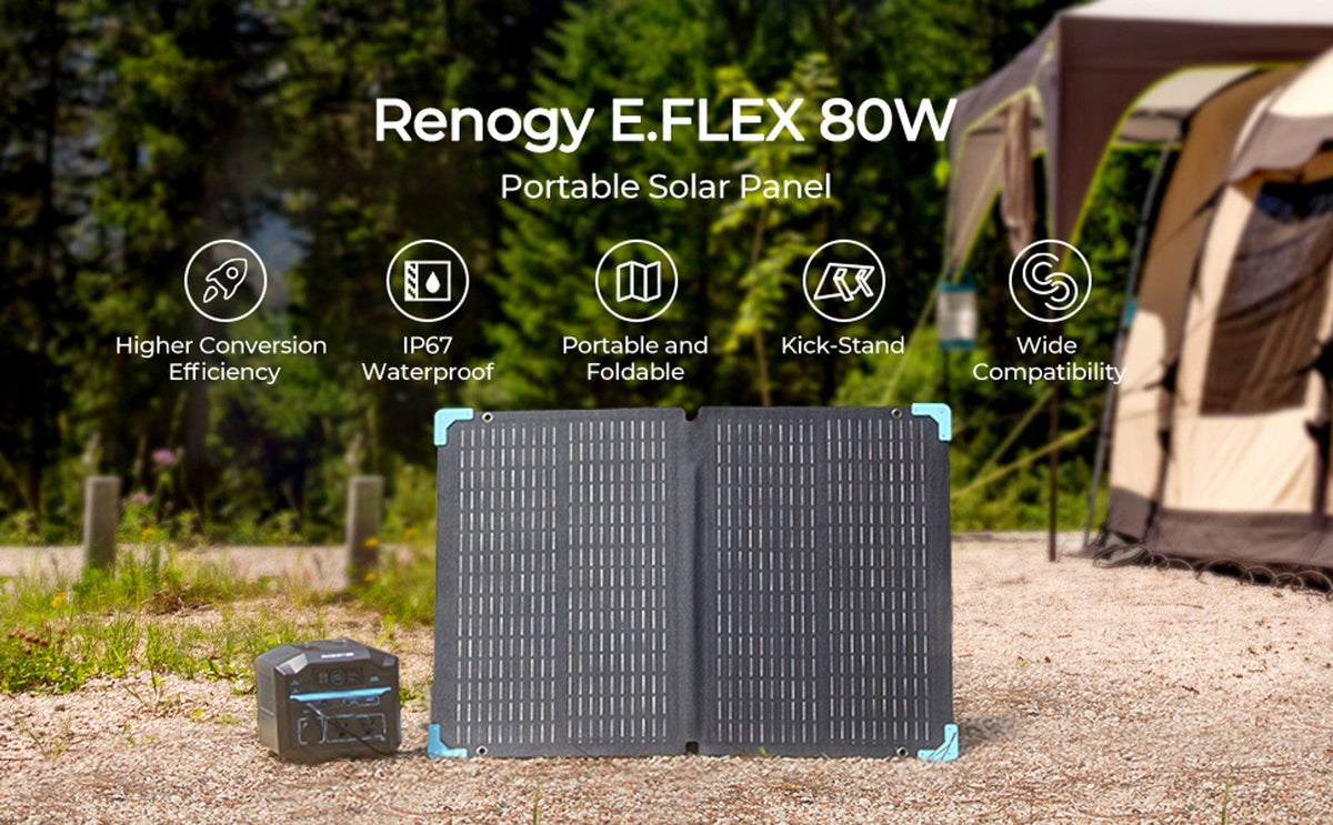 Renogy E.FLEX 80W Portable Solar Panel Solar Panels Renogy