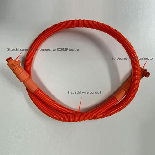 RUiXU Lithi2-16 1/0 AWG Battery Cable – Orange & Black Solar Accessories Ruixu