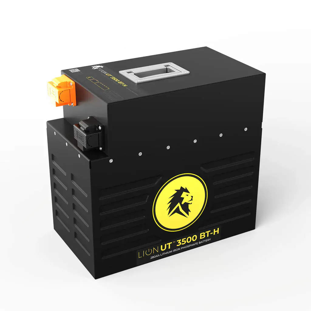 Lion Energy UT™ 3500 HTR - 12V Battery with Heater, 280Ah (3584Wh) LiFePO4, 12.8V Bluetooth Battery Lion Energy