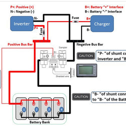 Renogy 500A Battery Monitor With Shunt Battery Monitors & Shunts Renogy