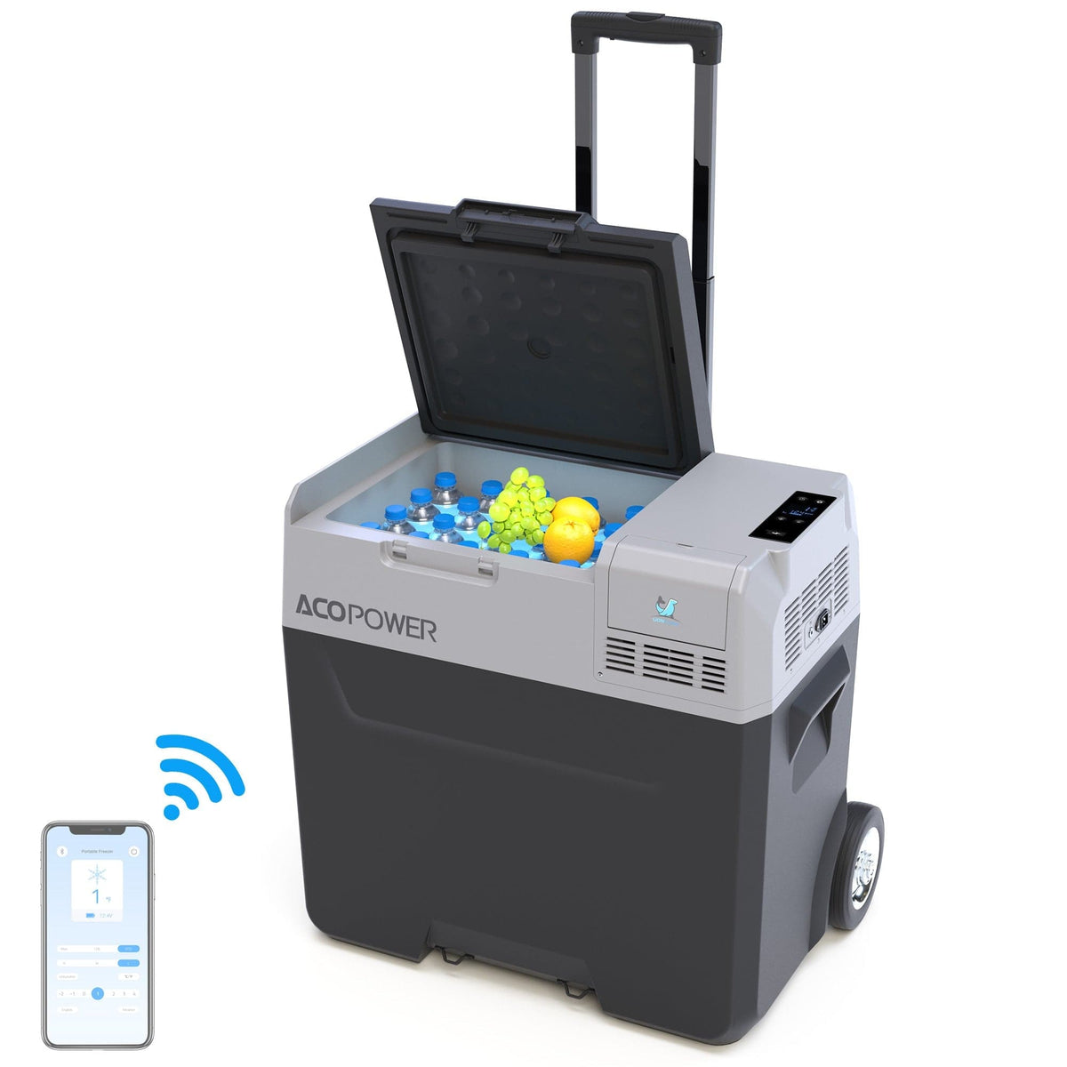 ACOPOWER LionCooler Pro Portable Solar Fridge Freezer, 52 Quarts Coolers Acopower Without Battery