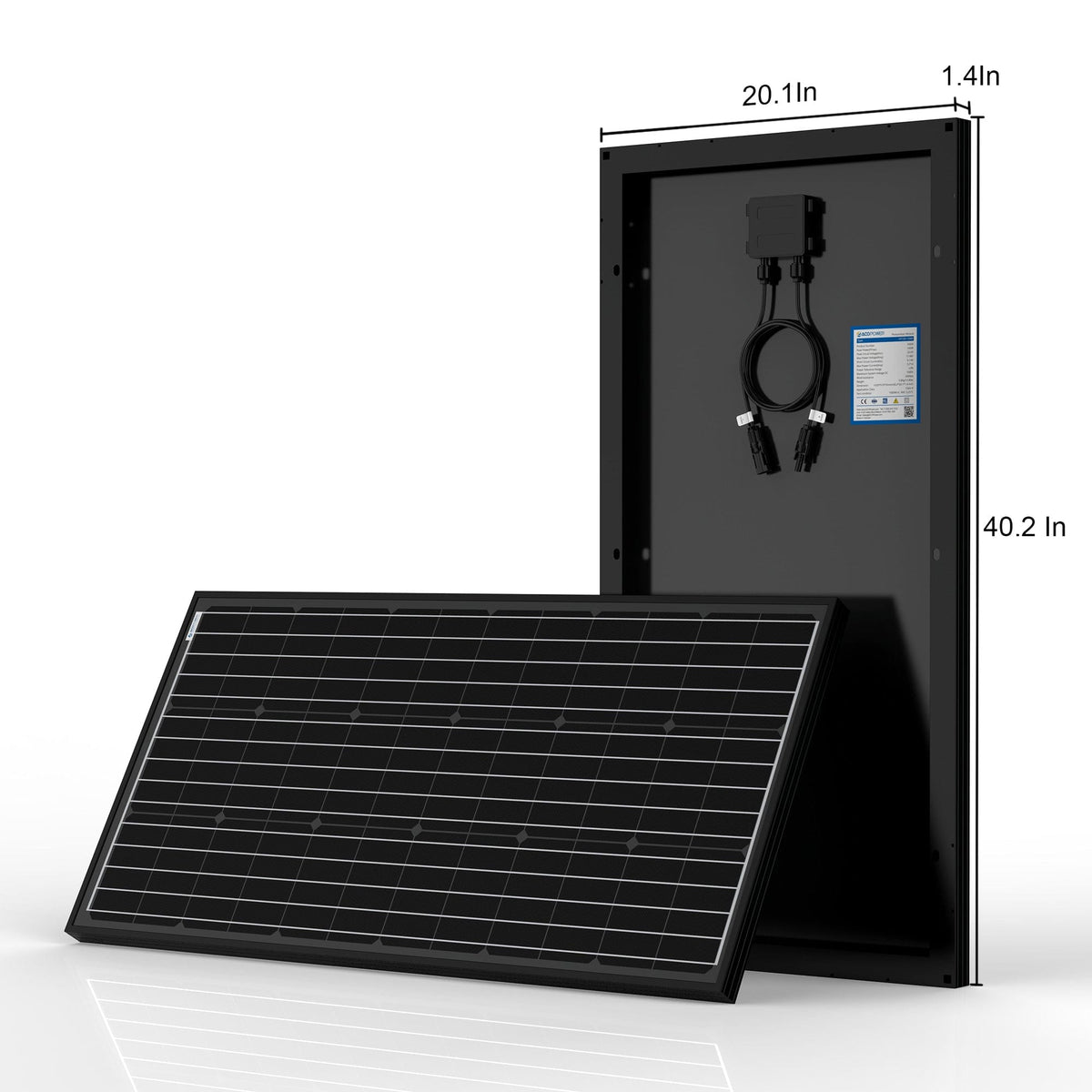 ACOPOWER 300W Mono Solar RV Kits, 30A MPPT Charge Controller (3x100W 30A) Solar Kits Acopower