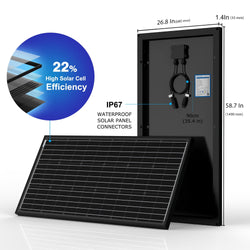 ACOPOWER 800 Watt Monocrystalline Solar RV Kit w/60A MPPT Charge Controller (4x200W 60A Kit) Solar Kits Acopower