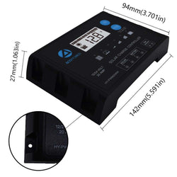 ACOPOWER 20A ProteusX Waterproof PWM Solar Charge Controller Compatible With 8 Battery Types Controllers Acopower