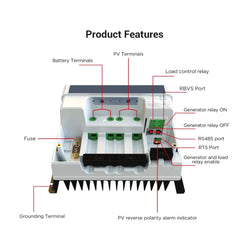 ACOPOWER 60A MPPT Solar Charge Controller Controllers Acopower