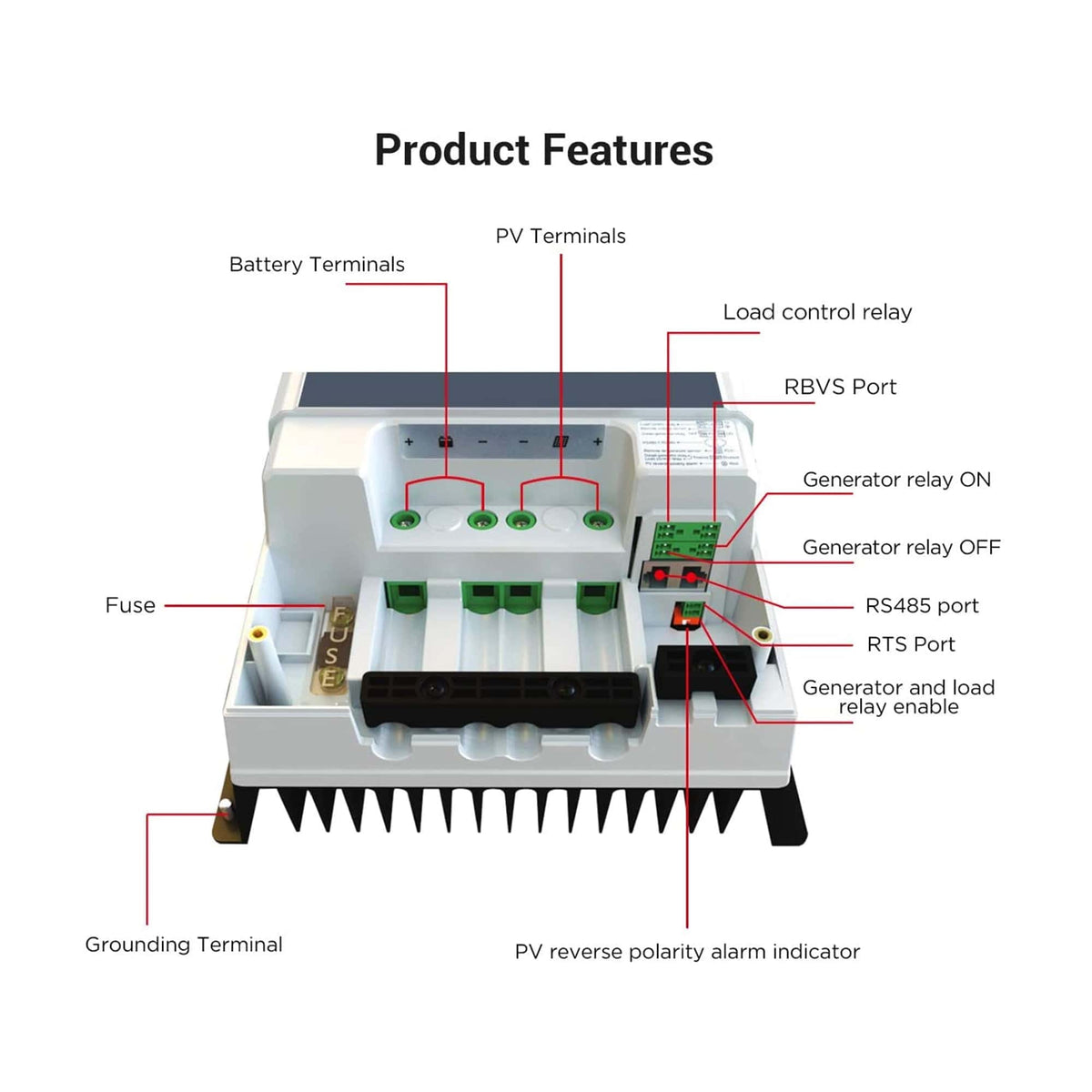 ACOPOWER 60A MPPT Solar Charge Controller Controllers Acopower