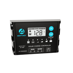 ACOPOWER 20A ProteusX Waterproof PWM Solar Charge Controller Compatible With 8 Battery Types Controllers Acopower