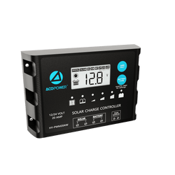 ACOPOWER 20A ProteusX Waterproof PWM Solar Charge Controller Compatible With 8 Battery Types Controllers Acopower