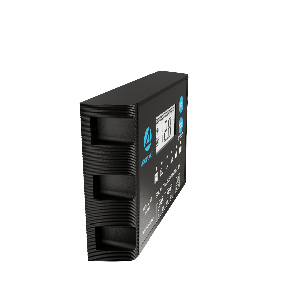 ACOPOWER 20A ProteusX Waterproof PWM Solar Charge Controller Compatible With 8 Battery Types