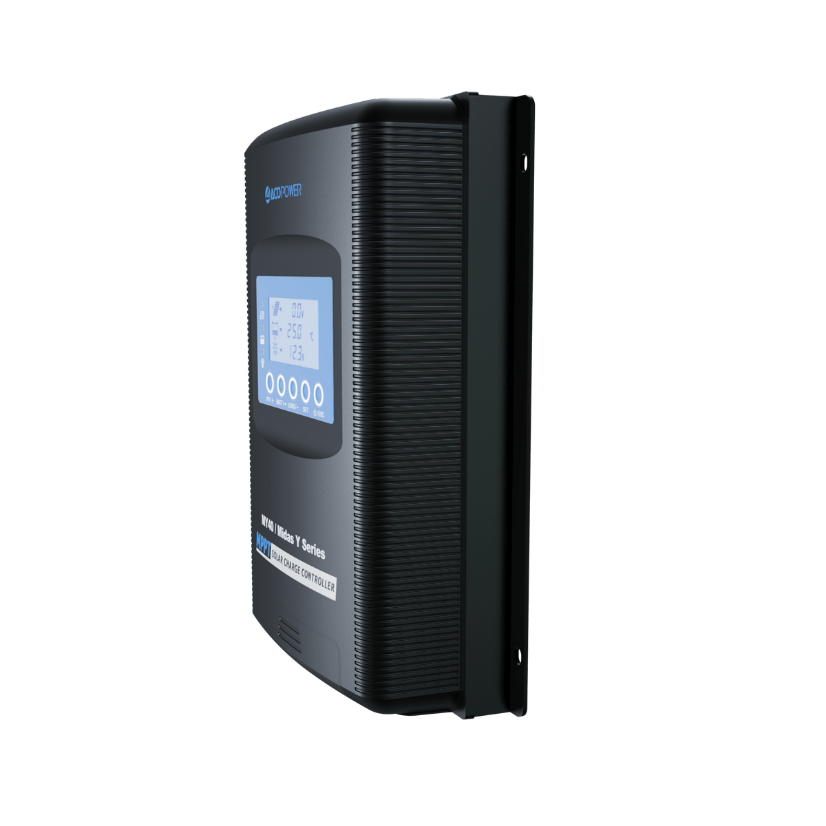 ACOPOWER Midas 40A MPPT Negative Ground Solar Panel Charge Controller LCD Display
