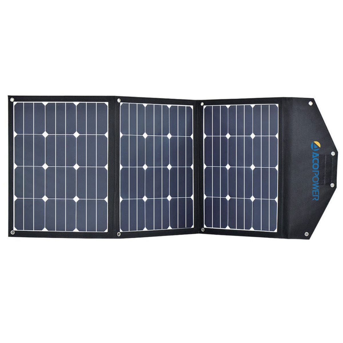 ACOPOWER High Efficiency 90W Tri-Fold Foldable Solar Panel Kit Suitcase Portable Solar Panels Acopower